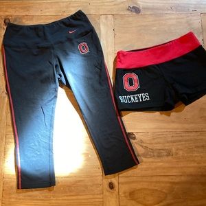 Nike dri-fit leggings with free shorts